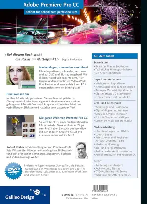 Adobe Premiere Pro CC: Schritt für Schritt zum perfekten Film – Videoschnitt, Ef