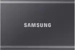 Samsung Portable SSD T7, SSD 1 TB, USB 3.2 Gen.2, 1.050 MB/s Lesen, 1.000 MB/s Schreiben, Externe SSD-Festplatte für iPhone 15 und neuer, Mac, PC, Smartphone und Spielkonsole, Grau, MU-PC1T0T/WW