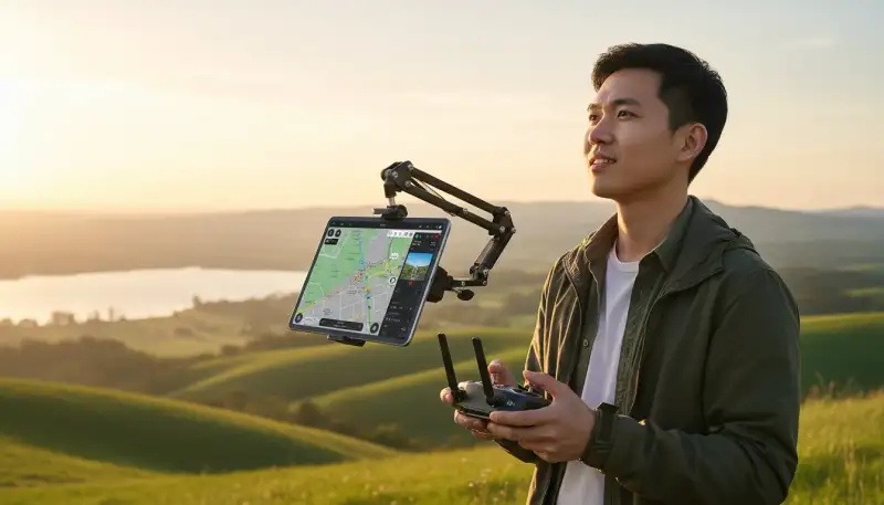 Optimaler Tablet Halter für Drohnenflüge